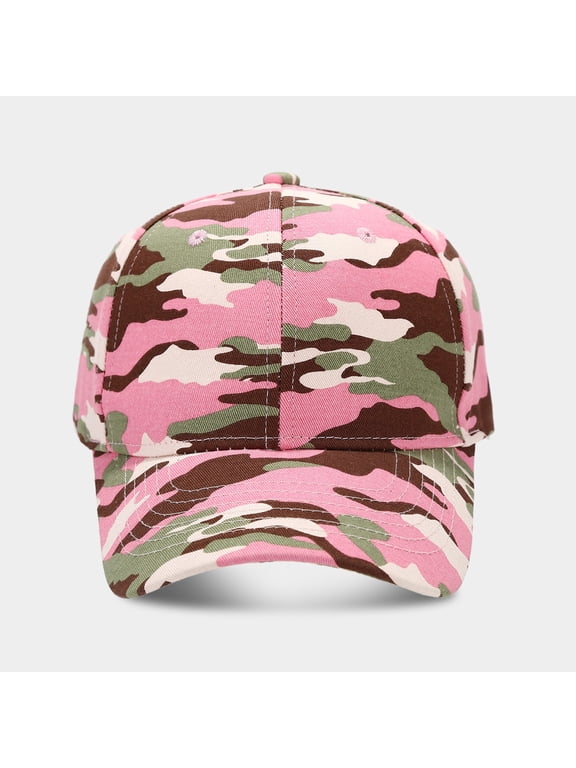 Camo Hat, Camouflage Baseball Cap Female Summer Outdoor Sports Sun Block Visor Hat Male Casual Cap, Camo Print Hats for Men | 1 Piece