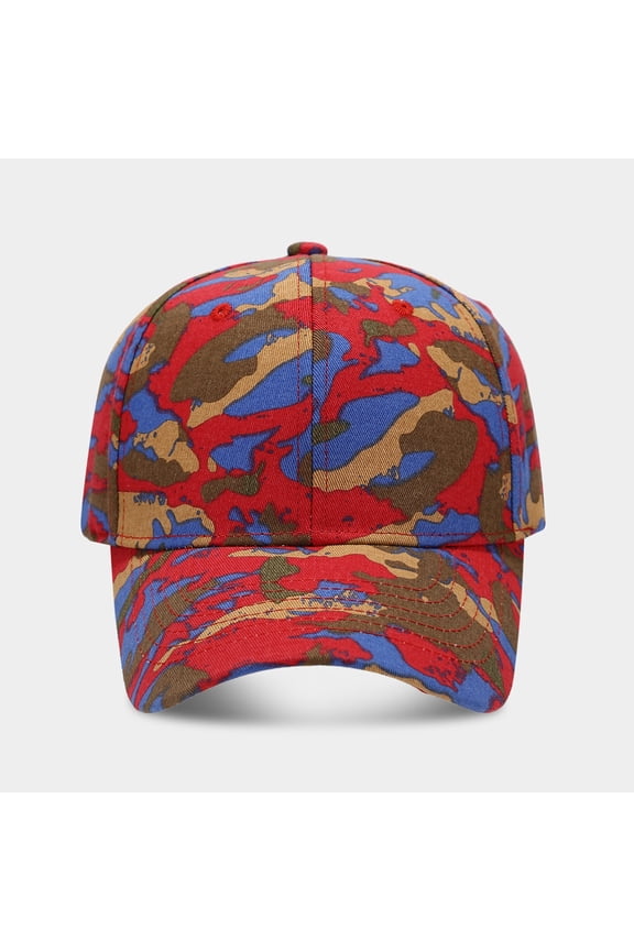 Camo Hat, Camouflage Baseball Cap Female Summer Outdoor Sports Sun Block Visor Hat Male Casual Cap, Camo Print Hats for Men | 1 Piece