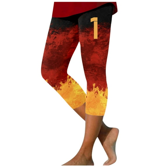 WTXUE Capris for Women, Women's Quarter Pants 2024 High Waisted Hollow Yoga Quarter Pants Lightweight and Quarter Pants Solid Color Soft Casual (, L)