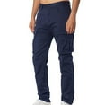 thumbnail image 1 of WTXUE Cargo Pants for Men, Work Pants for Men, Loose Oversized Casual Three Bag Zipper Work Suit with Multiple Pockets and Straight Pants Tactical Pants Men XXL, 1 of 8