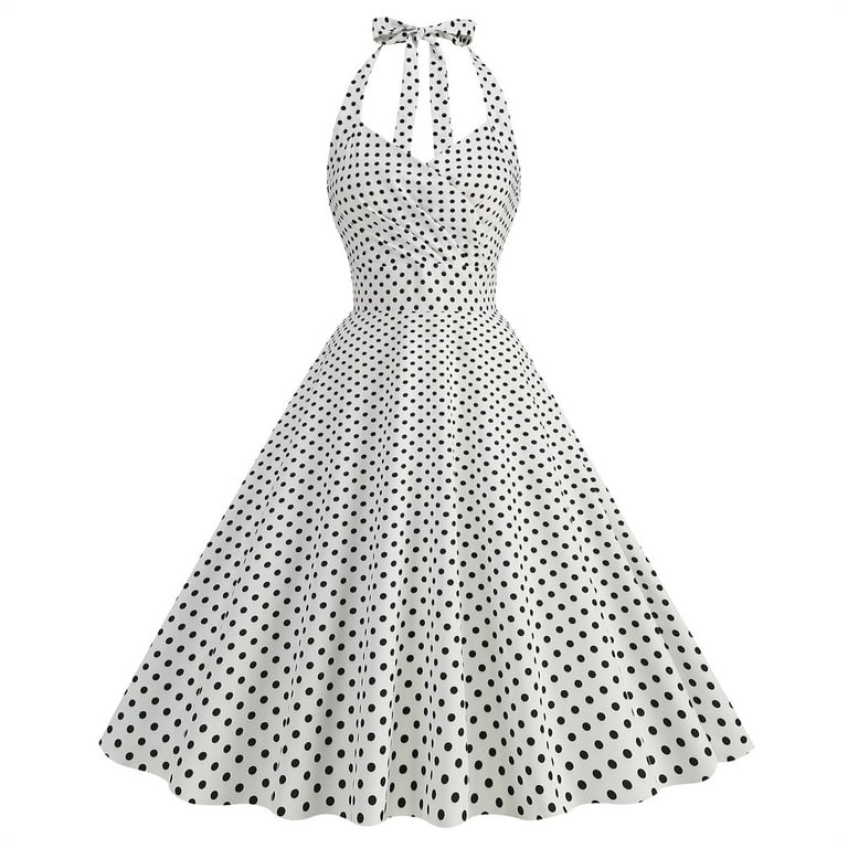 Pin up white dress online