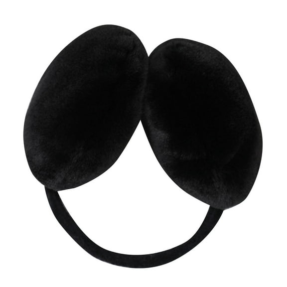 WTXUE Ear Muffs, Women Winter Cute Earmuffs Ladies Earmuffs Plush Warm Earmuffs, 1# Black