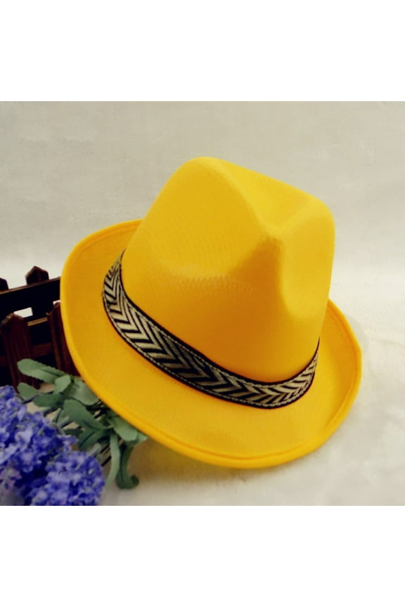 Fedora Hat Straw Hat Men Women Fedora Hat Breathable Soft Cool Fedora Jazz Hat Summer Outdoor Beach Sun Cap Fishing Hat Wide Brim Hat Summer Hats F A