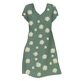 thumbnail image 1 of WTXUE Flowy Dresses for Women, Spring/ Summer Printed Short Sleeve Women's Casual Dress, Petite Dresses for Women, S, 1 of 4