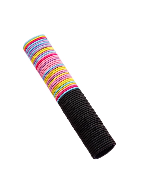 Hair Ties, Girls 50 Pieces of 3 Cm Rubber Band Children Tie Hair Colorful Hair Accessories, Headband for Women, 1# B