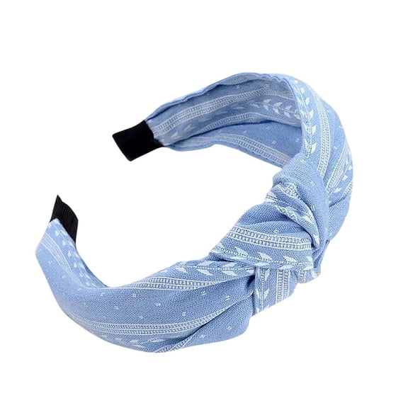 WTXUE Headbands for Women, Fashion Bow Knot Hairband Women Hair Head Hoop Simple Sweet Girls Hair Headband, 1# Sky Blue