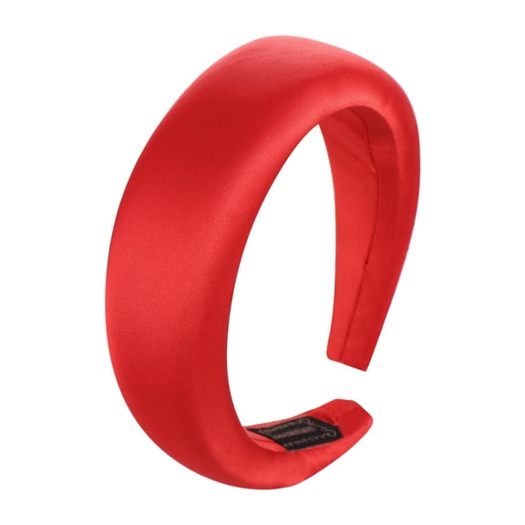 WTXUE Headbands for Women, Headband Head Satin Hair Fashion Hairband Hair Hoop Sweet Women Sponge Girls Headband, Red