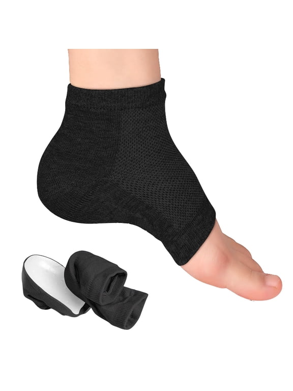 Heel Socks, No Show Socks Men, Rizzsoles Rizzsoles Height Max Socks Rizzsoles Height Max Insoles 3 Inches Rizzsoles 3 Inches Half Height Increase Insoles, Black, 2.5