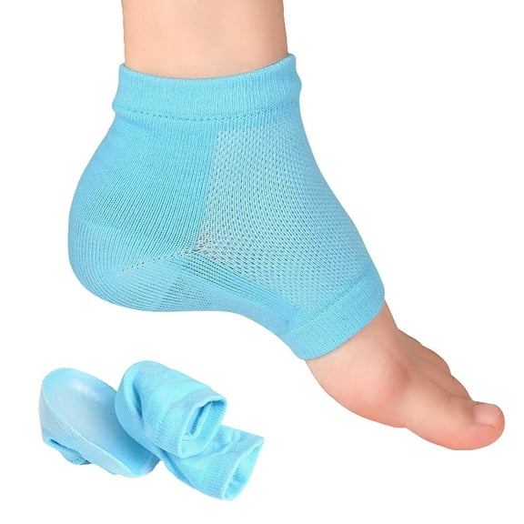 WTXUE Heel Socks, No Show Socks Men, Rizzsoles Rizzsoles Height Max Socks Rizzsoles Height Max Insoles 3 Inches Rizzsoles 3 Inches Half Height Increase Insoles, Blue, 2.5