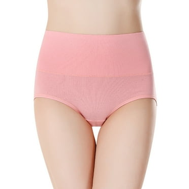 WTXUE Intimates | Brief High Shapewear Underwear Tummy Waist Control Women | 1 Piece Coral Pink M
