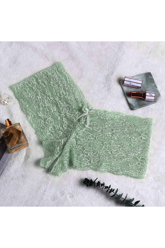 Intimates | Open Lace Underwear Women Lingerie Plus Size Crotch Underwear Bowknot | Ladies Panties 2-Pack 3XL