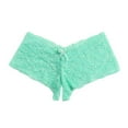 thumbnail image 1 of WTXUE Intimates | Women Lace Lingerie Plus Size Underwear Open Crotch Bowknot Underwear | 1 Piece Sky Blue L, 1 of 9