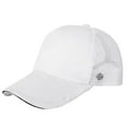 thumbnail image 1 of WTXUE Kids Hats, Trucker Hat Children's Solid Color Net Cap Student's Baseball Cap Sun Visor Cap Peaked Cap, Visors for Unisex, White, 1 of 4