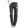 thumbnail image 1 of WTXUE Linen Pants Women Summer, Pantalones De Mujer Womens Printing Casual Loose Pants with Pockets Elastic High Waist Paper Bag Pants Linen Pants, Full-Length, 2-Dark Gray, 1 of 4