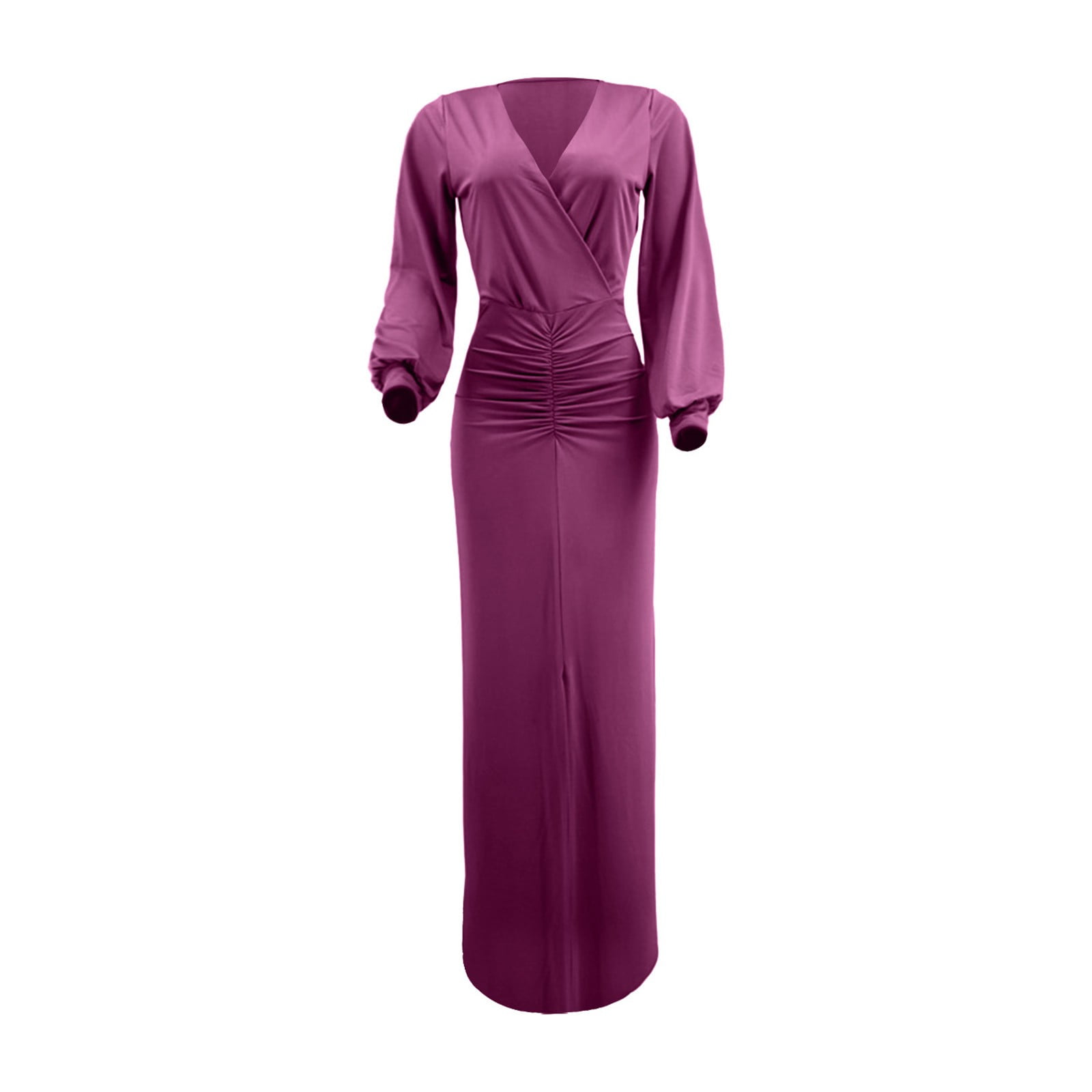 WTXUE Maxi Dresses, Bodycon Long Sleeve Vestidos Casuales Para Mujer