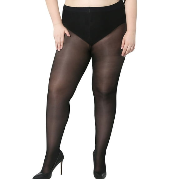 WTXUE Pantyhose for Women, Women Control Top Pantyhose with Run Light Support Legs Sheer Tights Extra Stockings Pantyhose Plus Pantyhose, Control Top Pantyhose for Women