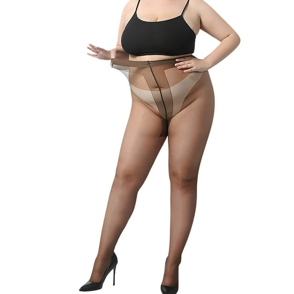 WTXUE Pantyhose for Women, Women Control Top Pantyhose with Run Light Support Legs Sheer Tights Extra Stockings Pantyhose Plus Pantyhose, Control Top Pantyhose for Women