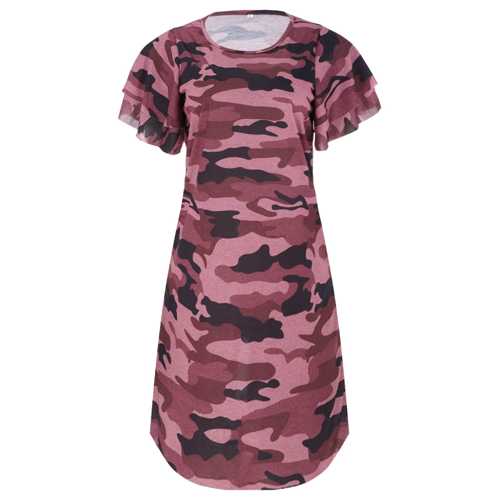 red camo dress Thatxpression Camo Crazy Tampa Bay Orange Red Scheme Fitted Dress
