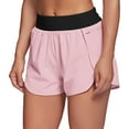 thumbnail image 1 of WTXUE Shorts for Women, Women's Sports Fitness Shorts Elastic Waist Running Anti Slip Loose Two Pants Straight-Leg Baggy Fit Activewear Short, Pink, 1 of 6