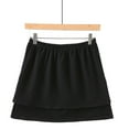 thumbnail image 1 of WTXUE Skirts, Petticoat A-Line, Women Layered Tiered Sheer Extender Half Slip Skirt Striped Mini Vestidos De Fiesta Largos De Noche Women's Plus, Black Size XXL, 1 of 8
