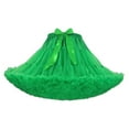 thumbnail image 1 of WTXUE Skirts for Women, Women's Skirt Support Skirt Super Soft Boneless Petticoat Half PUffy Skirt, Green, 1 of 2