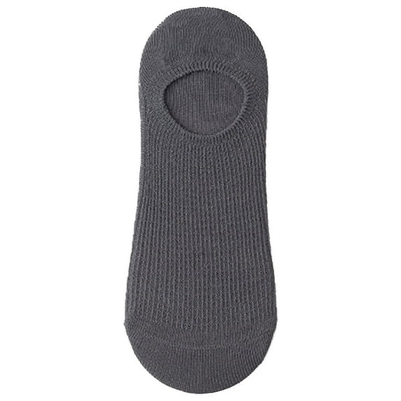 WTXUE Socks for Men, No Show Socks Men, 1 Pairs Male Summer Mesh Socks Solid Invisible Breathable Sock Slippers, Dark Gray