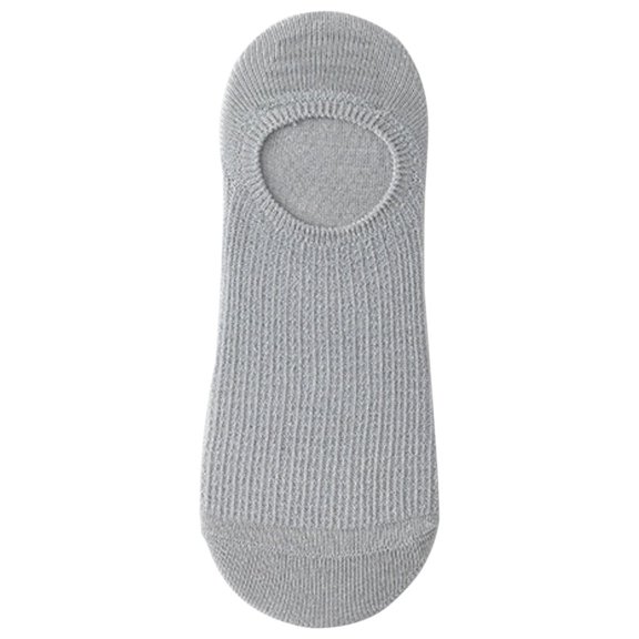 WTXUE Socks for Men, No Show Socks Men, 1 Pairs Male Summer Mesh Socks Solid Invisible Breathable Sock Slippers, Grey