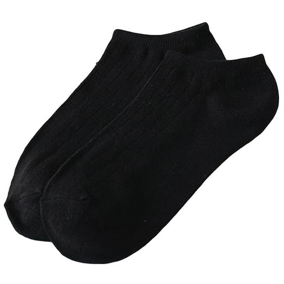 WTXUE Socks for Women, Unisex Solid Color Fashion Skateboard Sock Comfortable Socks, Black