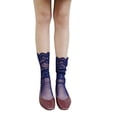 thumbnail image 1 of WTXUE Socks for Women, Women's Summer Breathable Stockings Lace Bow Cute Stockings Women's Socks, Navy, 1 of 5