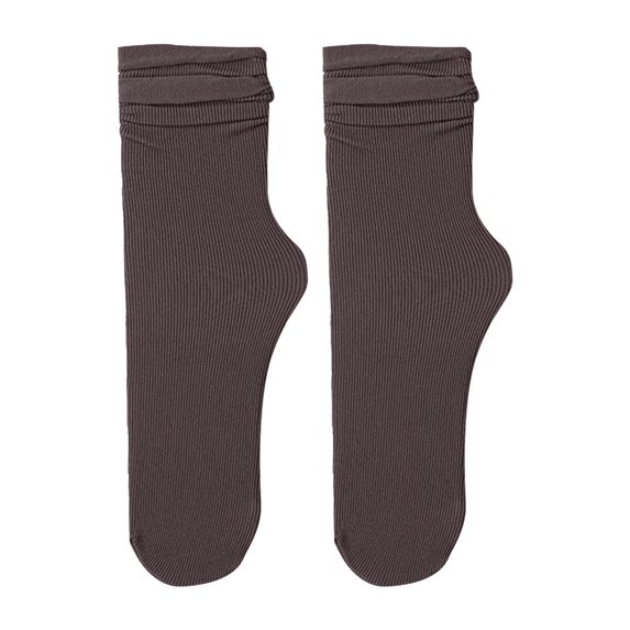 WTXUE Quarter Socks, Socks for Women Women's Summer and Autumn Thin Ice Socks Solid Simple Ice Silk Socks Mid Tube Socks Grey