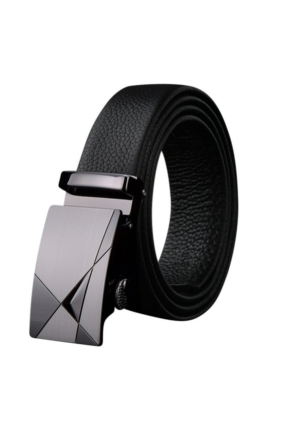 Stretch Belt, Mens Belt, Belt Leather, Slide Belt with Easier Adjustable Buckle, G, One Size