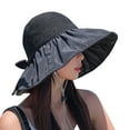 thumbnail image 1 of WTXUE Sun Hat, Upf Black Hat Outdoor Women's Hat 50+ Hat Coating Sun Baseball Caps, Black, One Size, 1 of 6