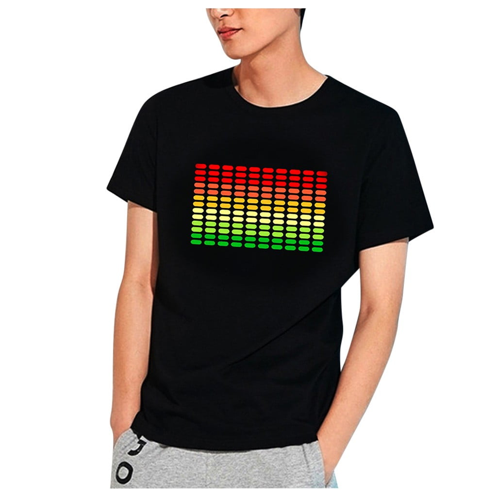 Mens led t shirts hotsell