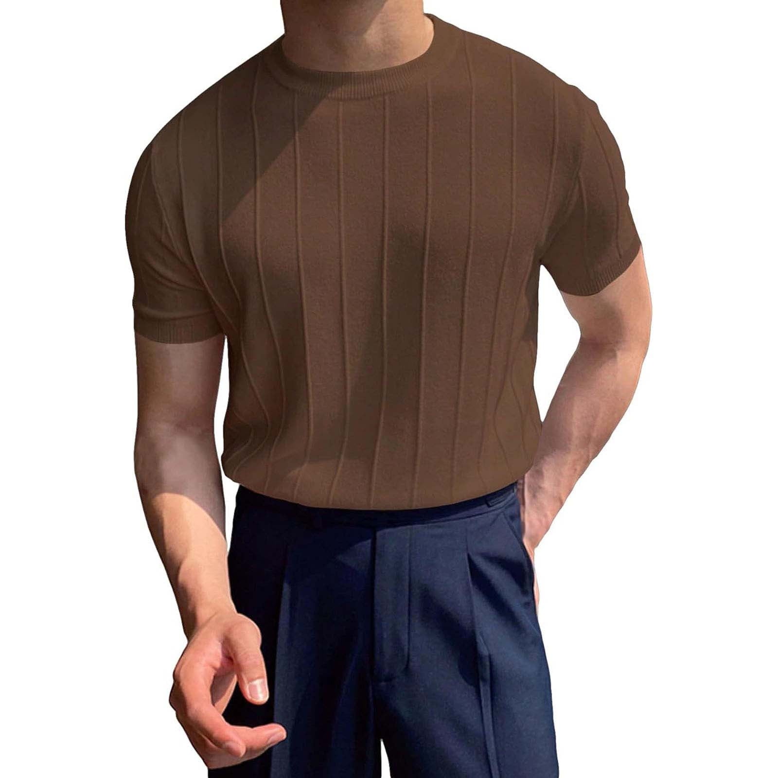 WTXUE T-Shirts Short Sleeve, Crew Neck Shirts for Men Spring Summer ...