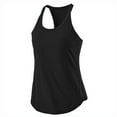 thumbnail image 1 of WTXUE Tank Tops Sleeveless, Scoop Neck Racerback Women Casaul Sport Solid Yoga Shirts Tie Workout Racerback Tank Tops Solid | Activewear for Women Black L, 1 of 3