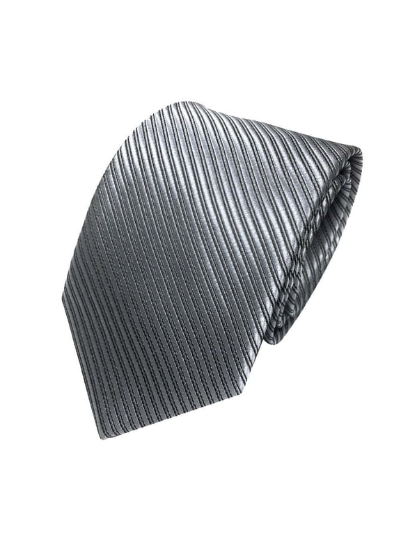 Ties for Men, Men'S Mens Necktie Party Tie Tie Striped Classic Woven Wedding Tie, 1# Grey
