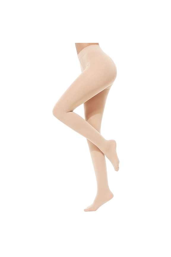 Tights, Socks for Women Pantyhose for Women Semi Opaque Leggings Footed Pantyhose Control Top Pantyhose for Women Fleece Lined Tights Warm Tights for Women Beige