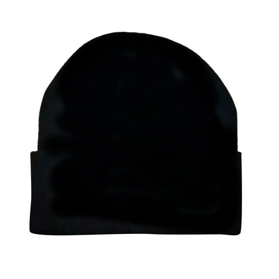 WTXUE Unisex Knit Beanie Hat for Men and Women Warm Knit Hat Unisex Knit Beanie Classic Cuffed Knit Hat Skull Cap Warm Beanie Hat Skull Cap for Cold Weather Warm Cuffed Winter Hat Black L