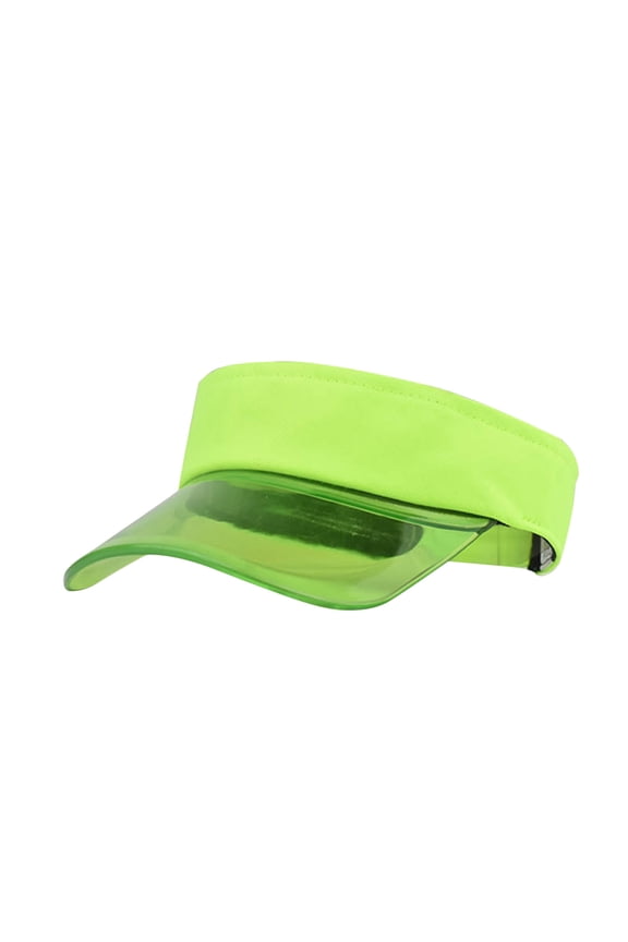 Visor, Sun Color Cap Transparent Fashion Baseball Solid Women Baseball Caps, Light Green