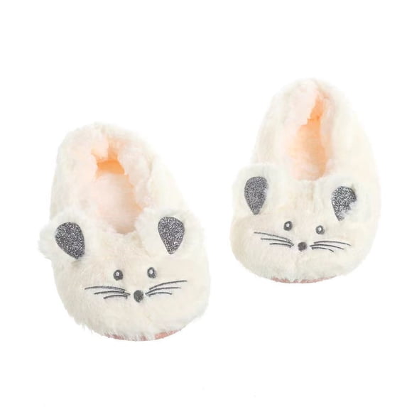 WTXUE Low-Cut Socks, Warm Socks Slipper Socks Thickened Velvet Slippers and Socks Sleep Non Slip Adult White