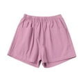 thumbnail image 1 of WTXUE Wide Leg Pants, Bell Bottoms Cotton And Linen Shorts for Women To Wear Thin A-Line Wide-Legged High-Waisted Slim Large Size Loose Casual Shorts, Linen Pants Women Slacks, Pink, 1 of 3