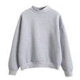 thumbnail image 1 of WTXUE Women's Oversized Solid Crewneck Sweatshirt Soft Casual Pullover Loose Comfortable Long-Sleeve Pullover Trendy Fall Winter Outfit Coat Casual Sweatshirts Grey S, 1 of 5