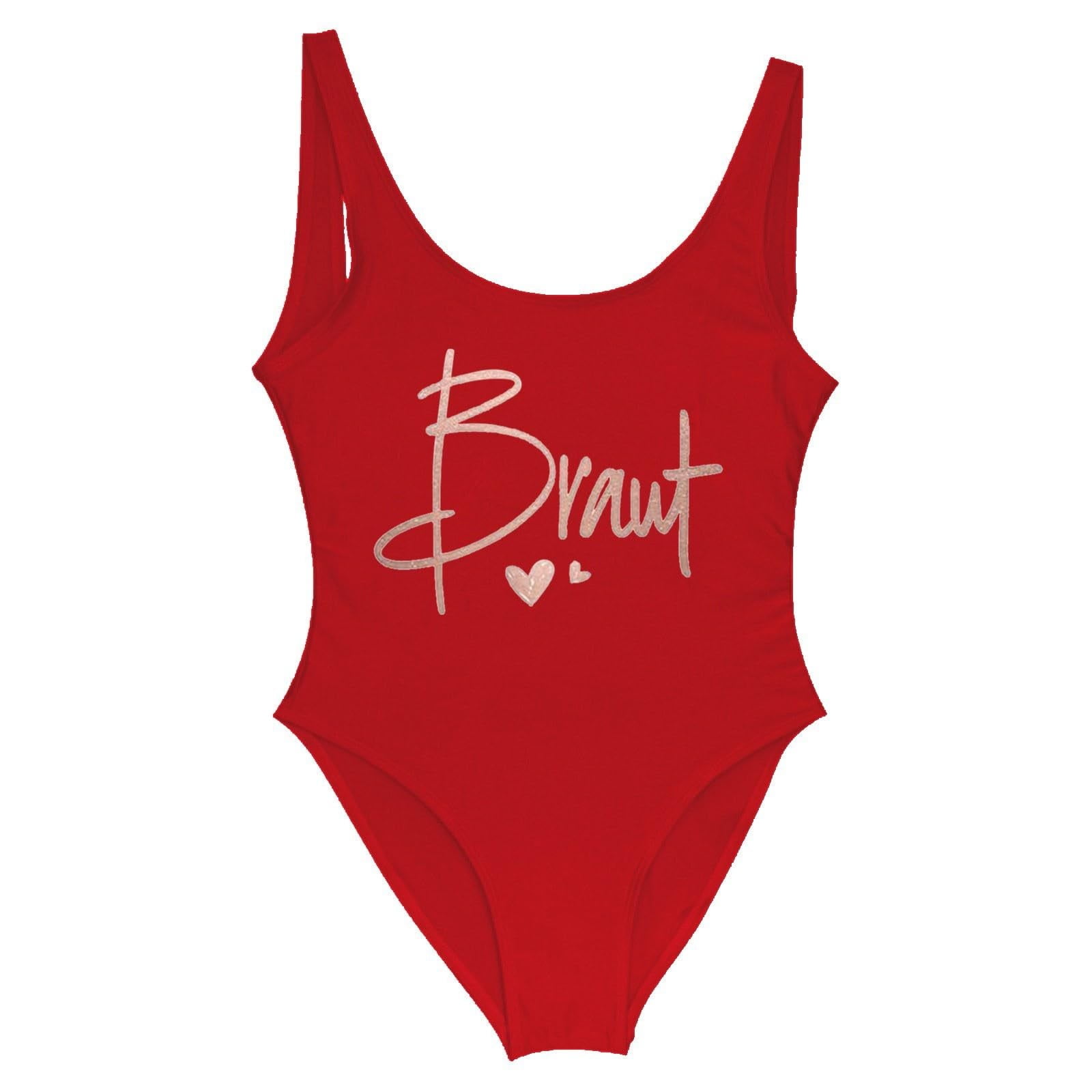 Red bride swimsuit sale