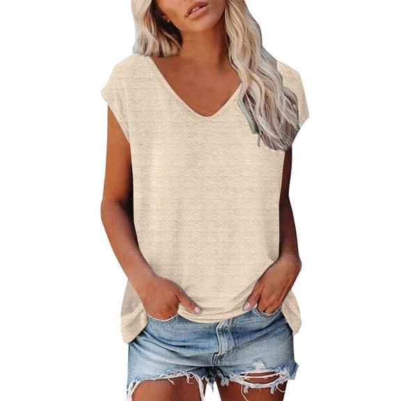 WTXUE Womens Short Sleeve Blouses Tunic Tops Knit Ribbed Tops Loose Fit Tshirts Polyester Shirts Basic Tees Vacation Tops Women Tee Shirts Basic Tees for Women Hot Pink S