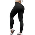 thumbnail image 1 of WTXUE Yoga Pants Women, Leggings With Resistance Bands Built In Sports Waist Yoga Stretch With Pockets Ladies Pants Fitness Sexy, Full-Length, Black, 1 of 6