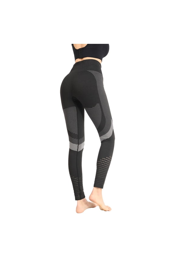 Yoga Pants Women, Pantalones De Mujer Yoga Tight Legging Women Pant Stretchy Running Trouser Sport Up Casual Push, Full-Length, Black