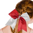 thumbnail image 1 of WTXUE hair bows for women, 1PC Hair Scrunchies Gradient Sequins Bowknot Headdress Ropes Decorations Headdress Decoration Hair Ties for Girls, Headbands for Women, 1# Silver, 1 of 3