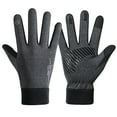 thumbnail image 1 of WTXUE ski gloves, Q806 Men's Winter Windproof Warm Sports Ski Gloves, 1# Grey, M, 1 of 1