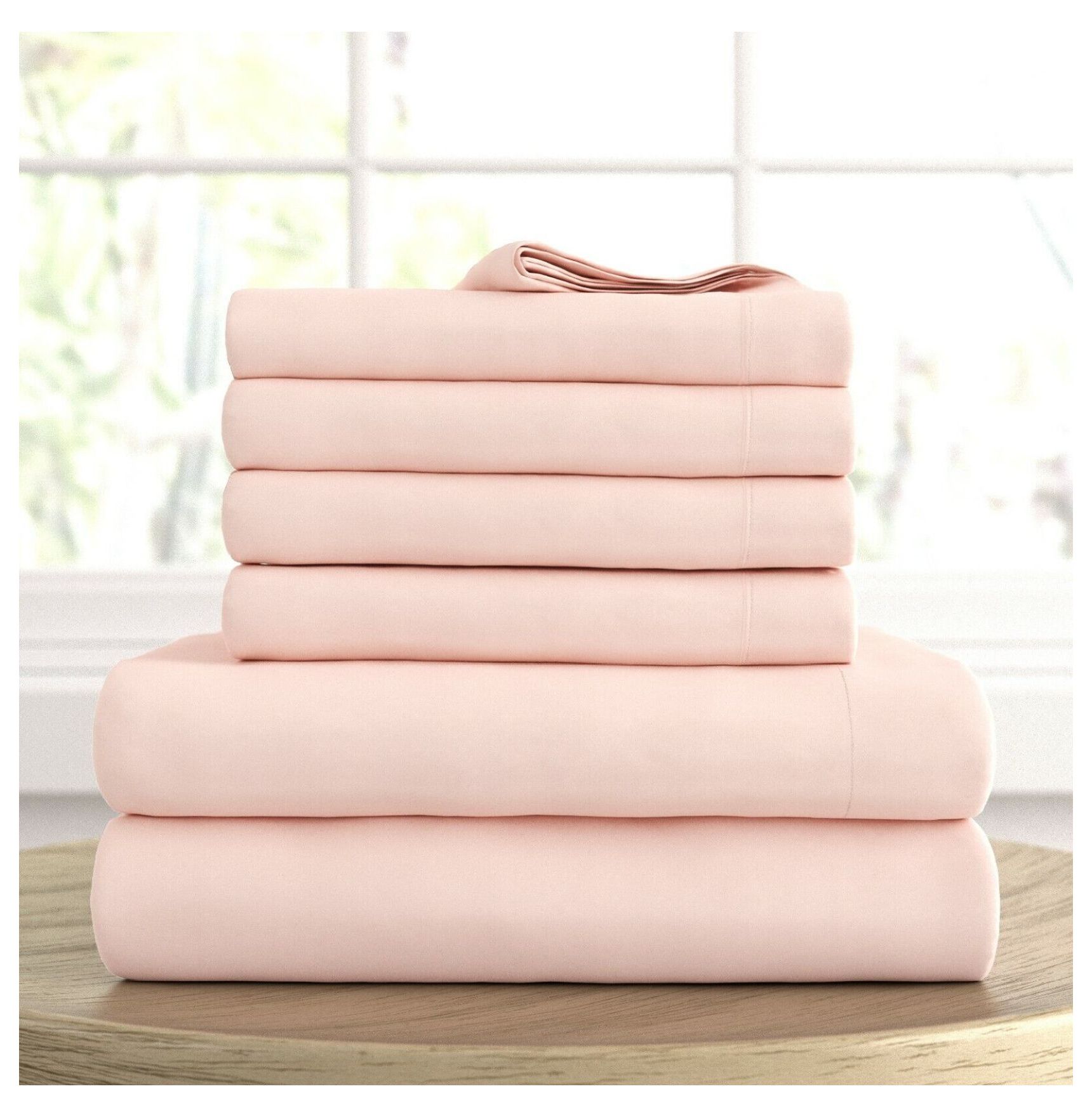 WTYCB Basics 6PC Sheets Set Ultra Soft Hypoallergenic 19 Different Colors