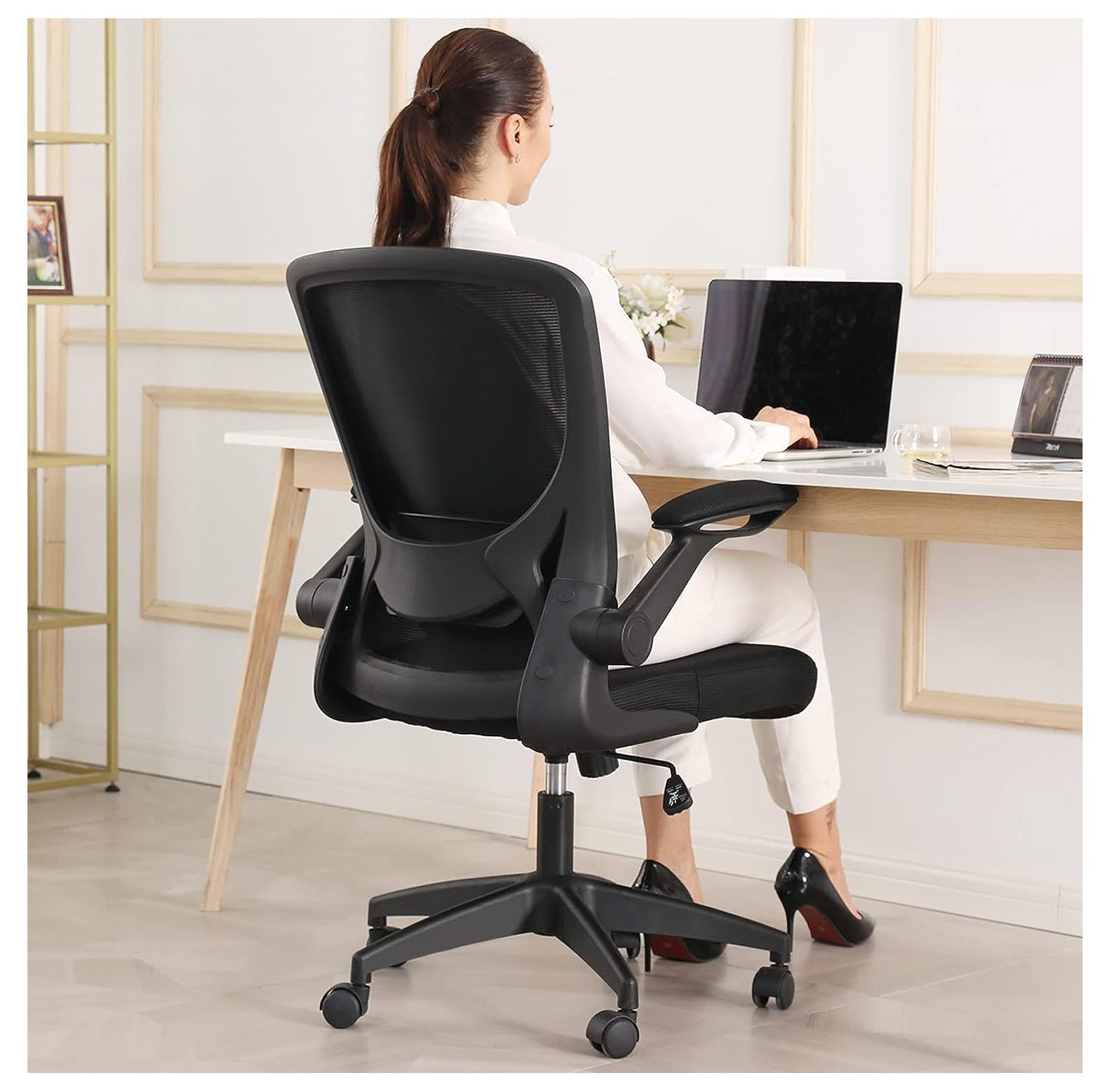 WTYCB Ergonomic Office Chair, Breathable Mesh Desk Chair, Lumbar